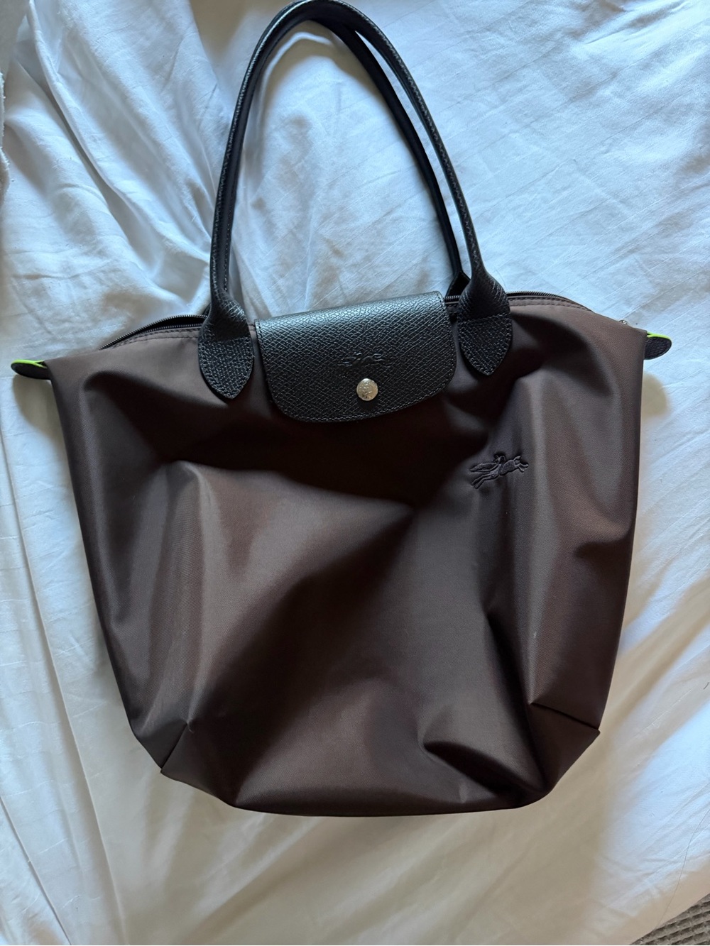 Longchamp Le Pliage Medium Tote Bag Brown